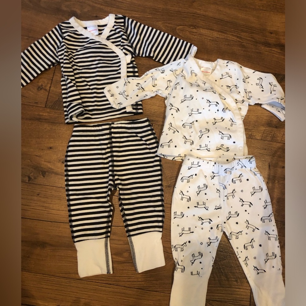 COPY - Hanna Andersson baby sets, black & white prints